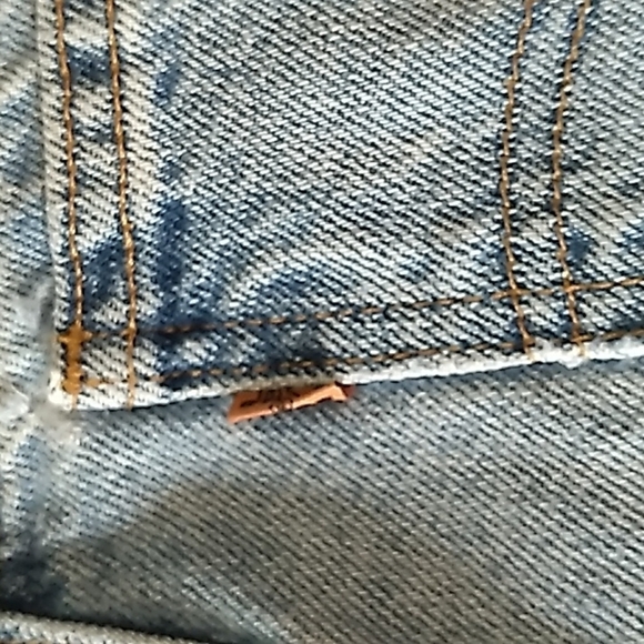 Vintage 1990s Y2K high rise Levis orange tag shorts 11 - Picture 6 of 6